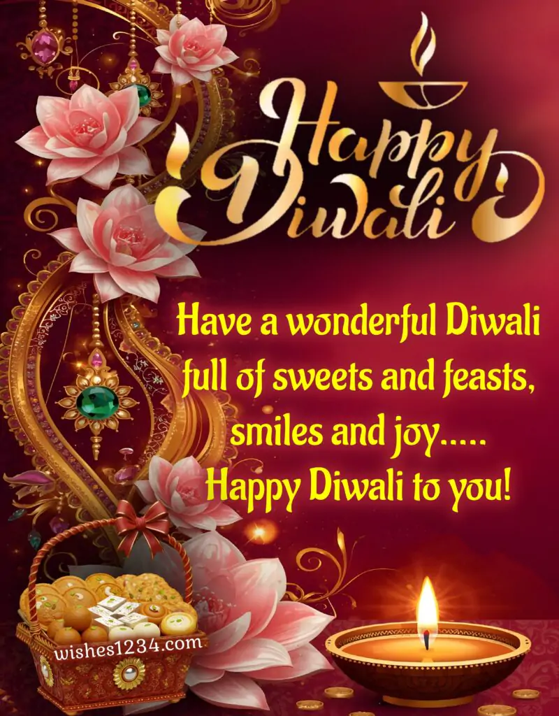 Happy Diwali Message with Image.