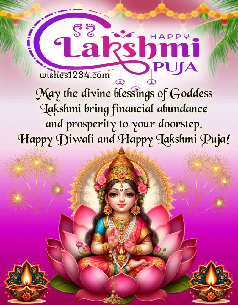 Happy Lakshmi Puja Image.