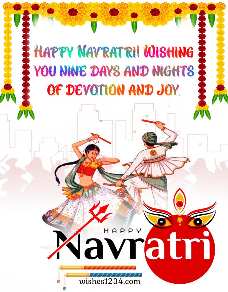 Navratri Dandiya Quotes with image.