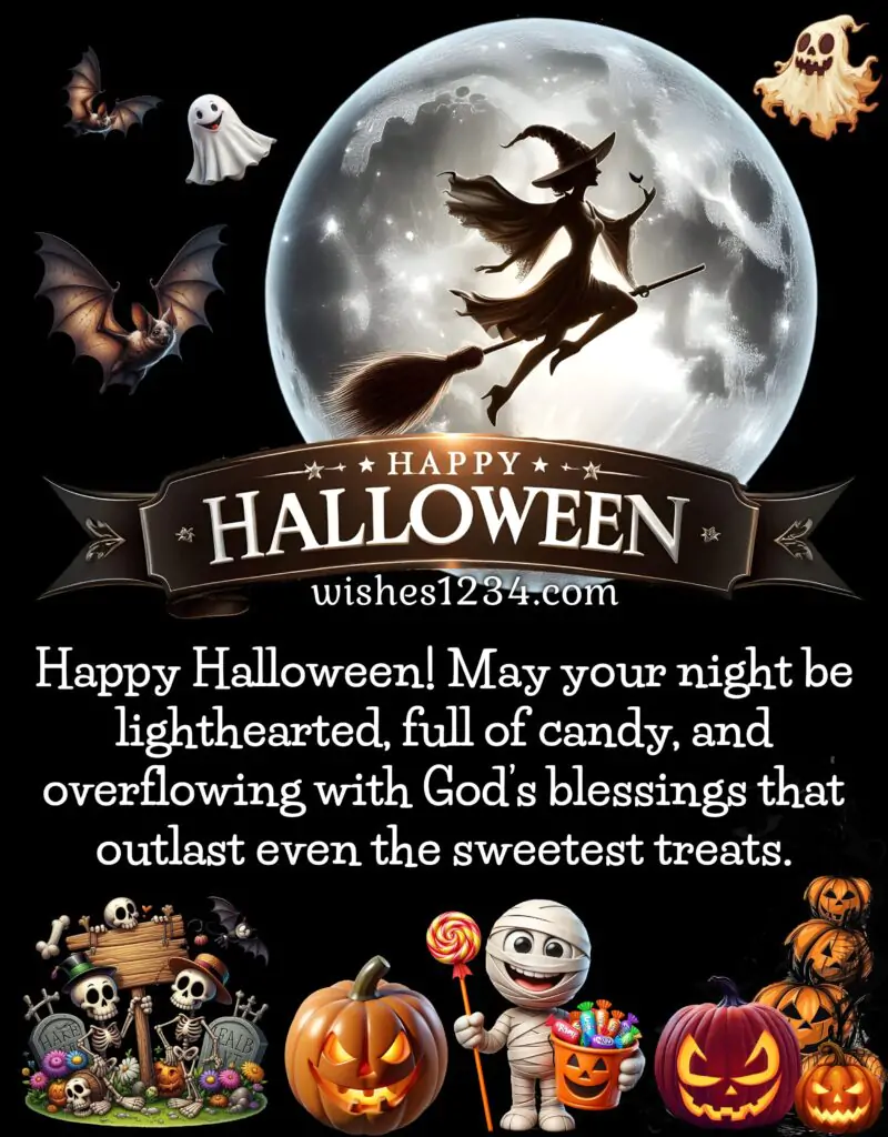 Halloween Message with Image.