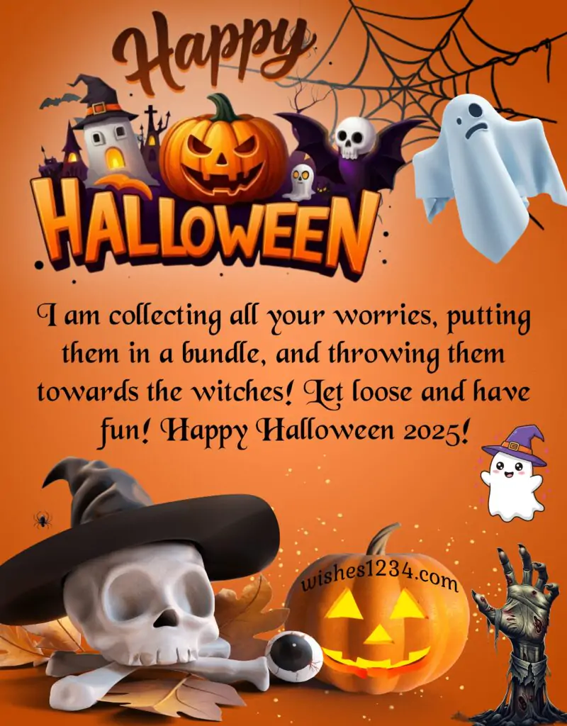 Happy Halloween Messages with image.
