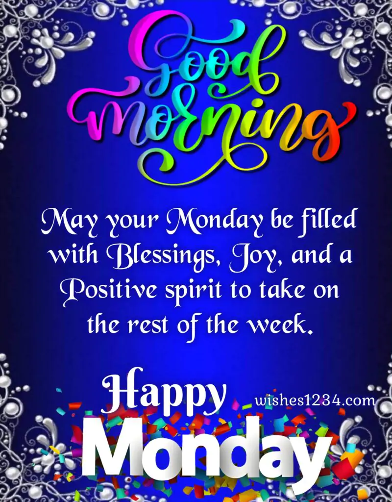 Happy Monday Greetings.