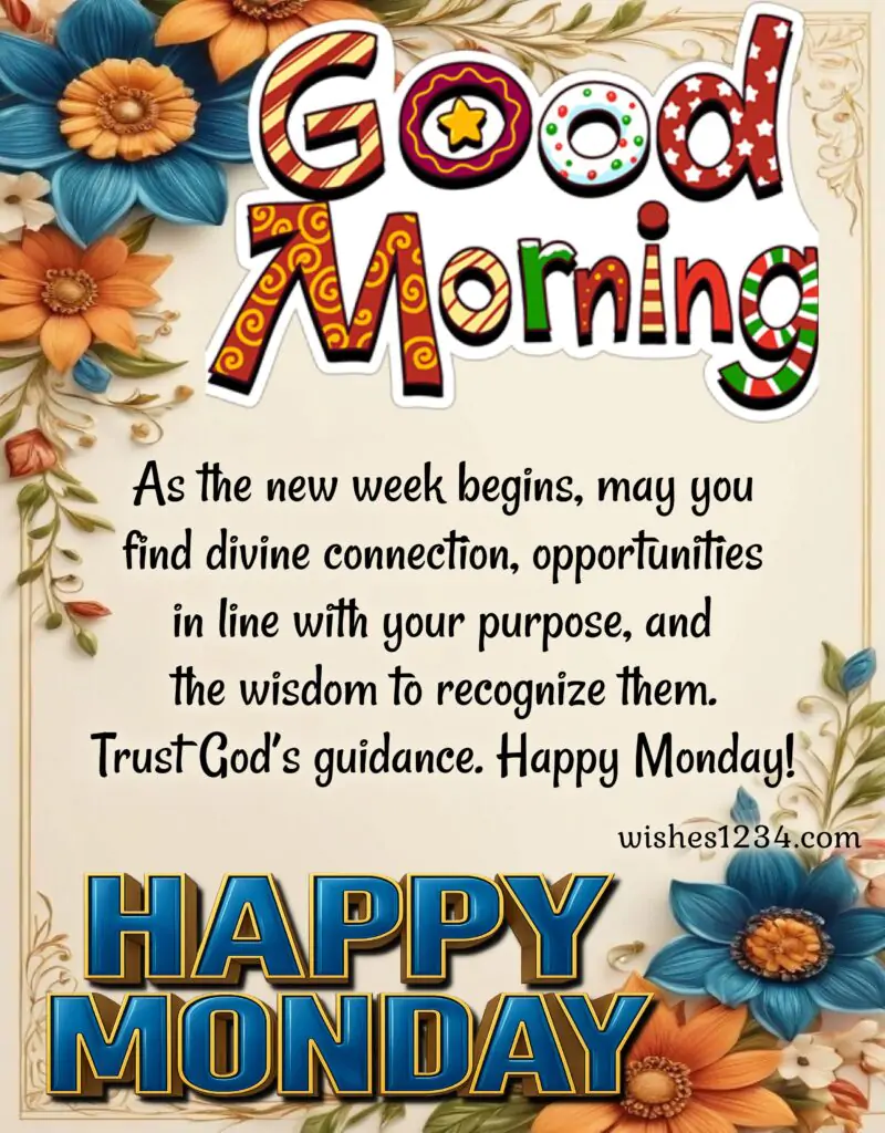 Happy Monday Motivation Image.