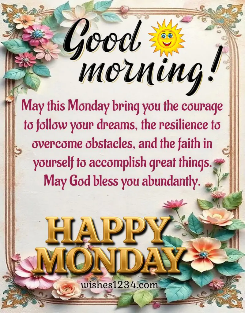 Monday Good Morning Quotes.