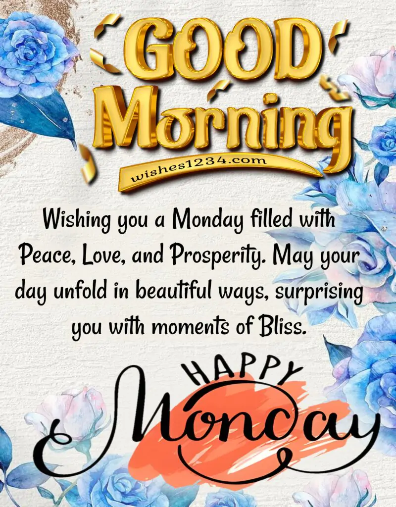 Monday Quotes with beautiful background.