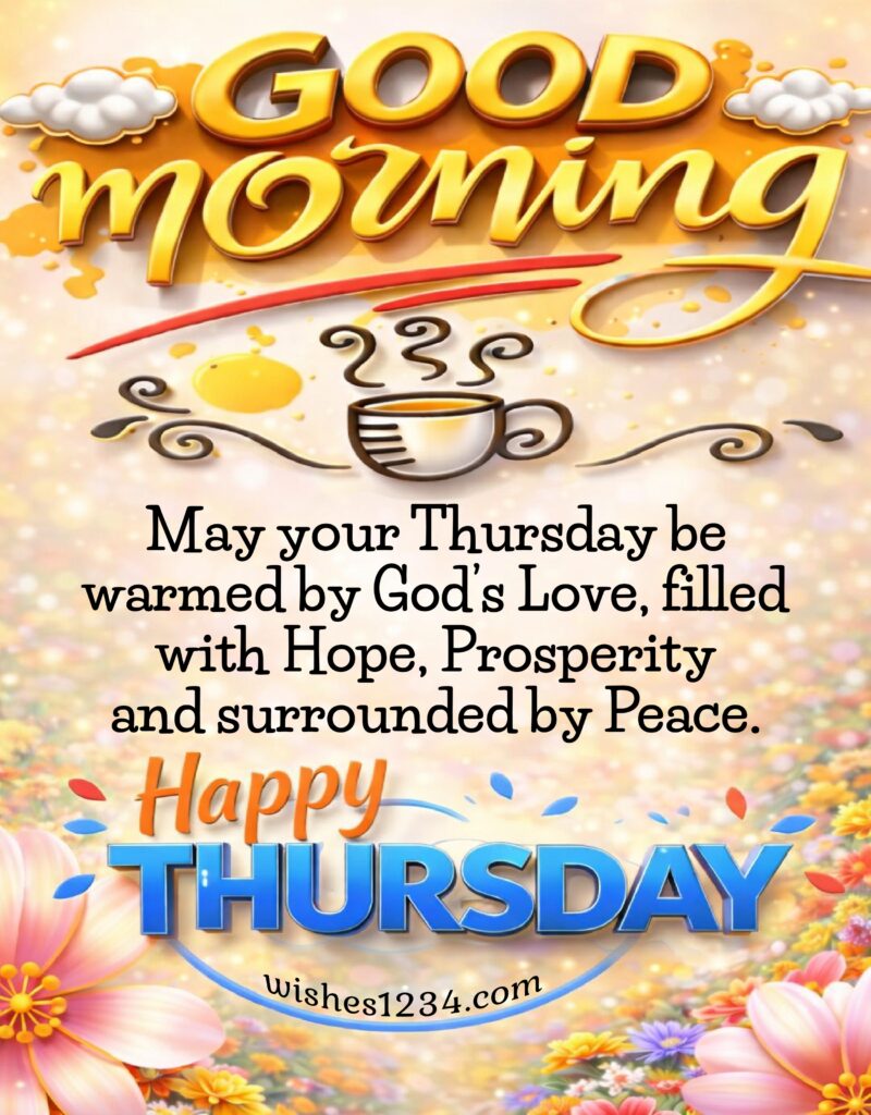 Good Morning Thursday Blessings.