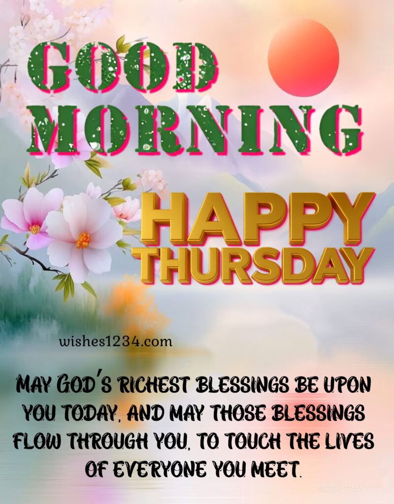 Good Morning Thursday Greetings image.