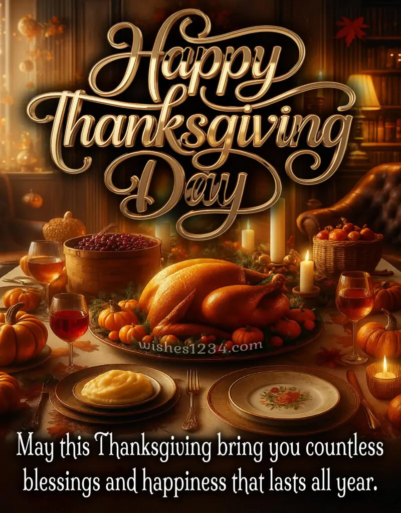 Thanksgiving Day image with quote.