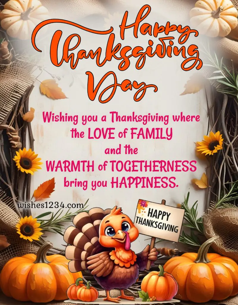 Thanksgiving Image with beautiful Quotes.