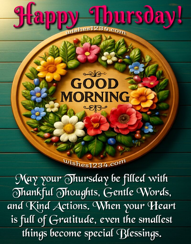 Thursday Good Morning Quotes with images.