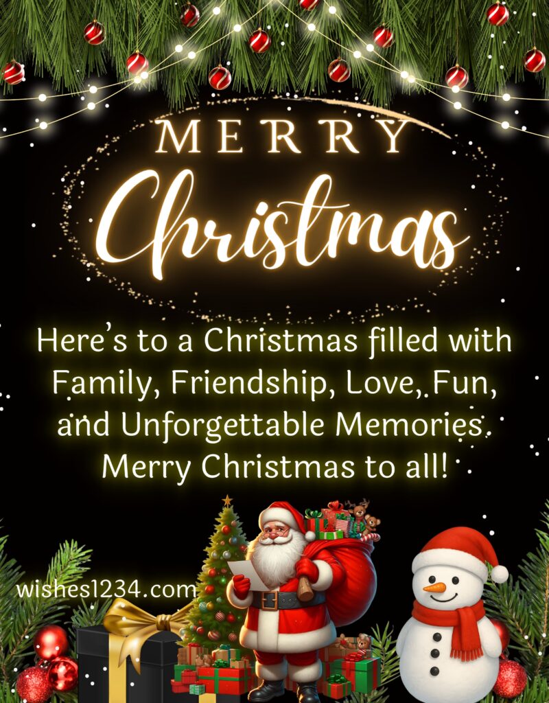 Christmas Message with Beautiful Image.