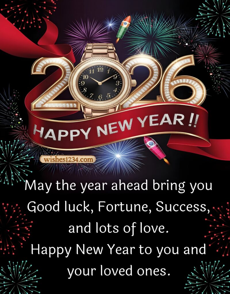 Happy New Year 2026 blessings.