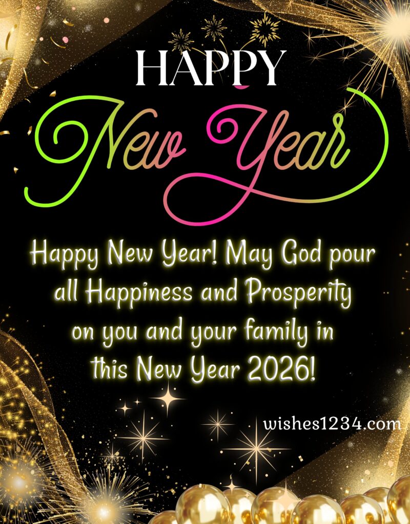 Happy New Year status.
