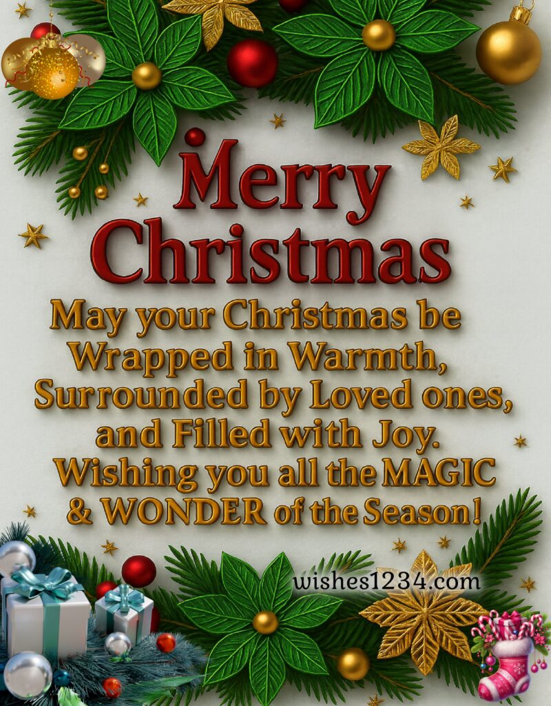Merry Christmas Greetings Image.