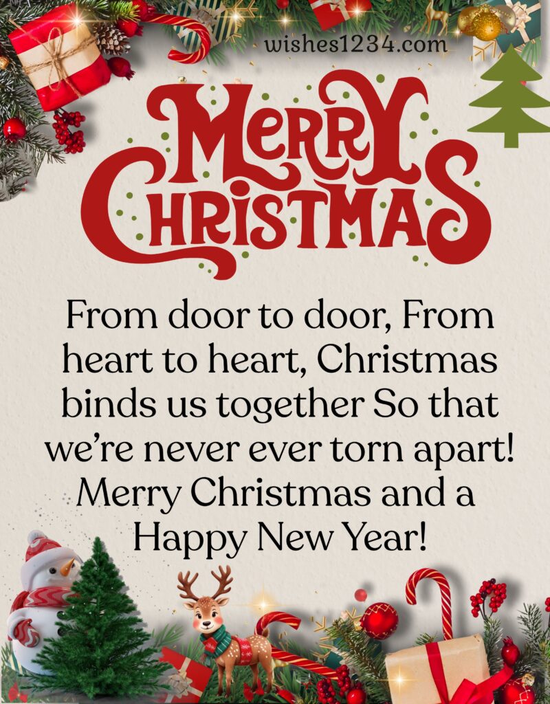 Merry Christmas image with beautiful quotes.