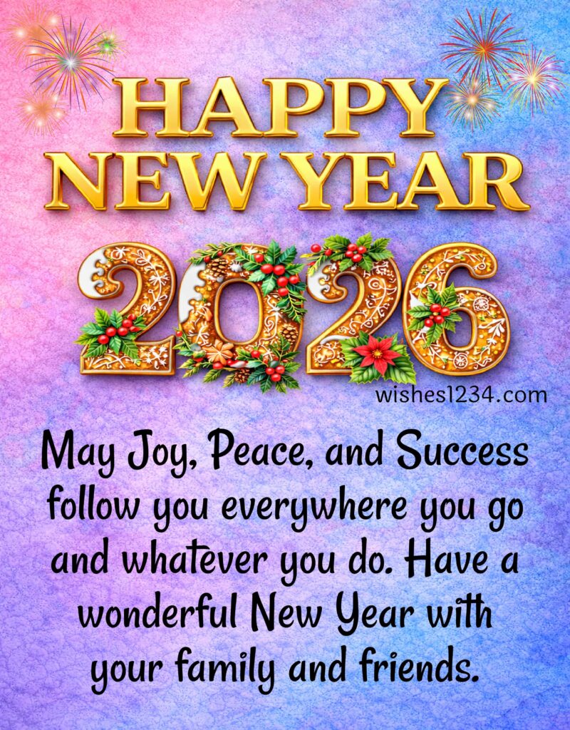 New Year Blessings.