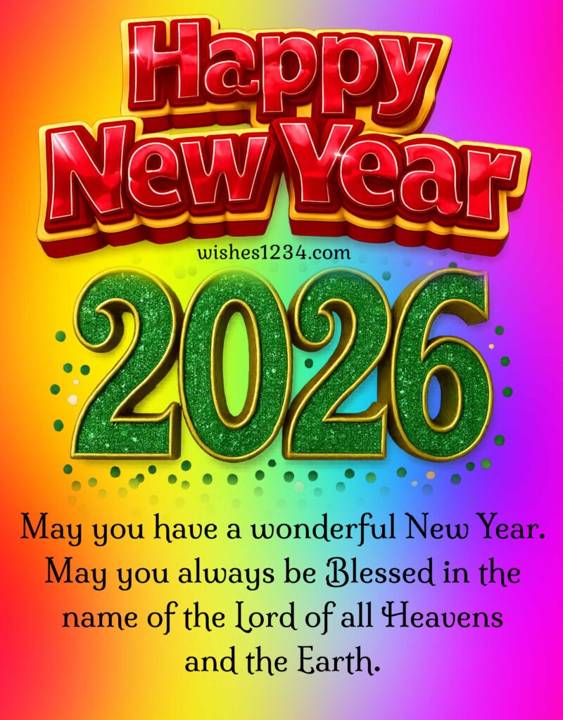 New Year Religious Message.