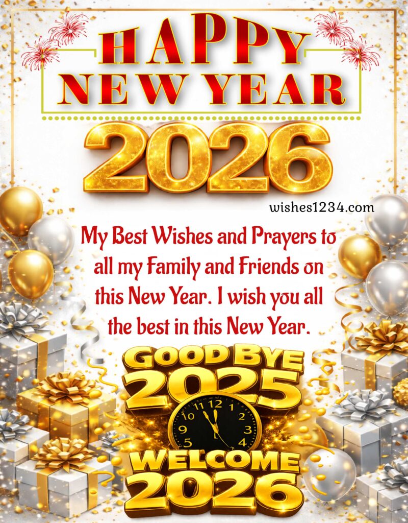 New Year Wishes and Prayers.