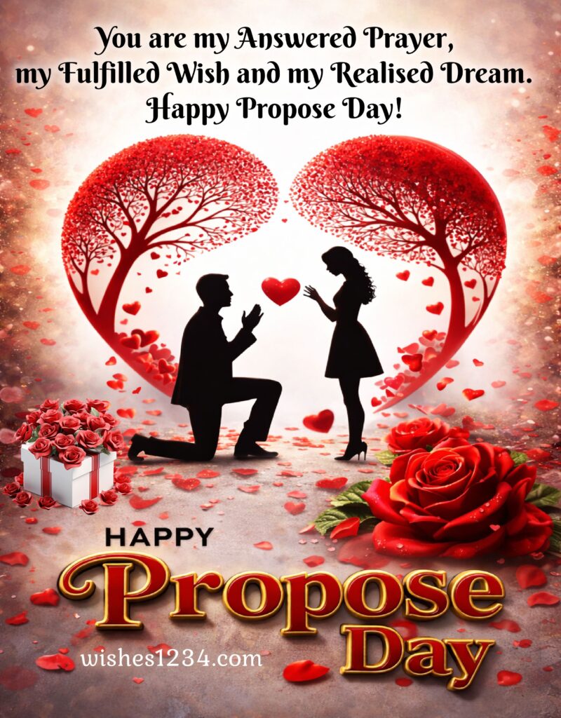 Happy Propose Day Greetings image.