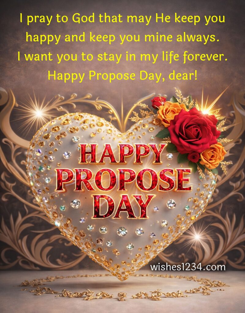 Happy Propose Day Message for Married Couple.