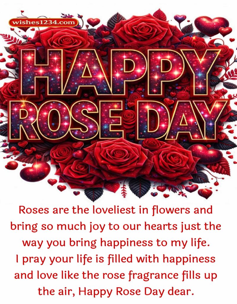 Happy Rose Day for Friend image with quote.