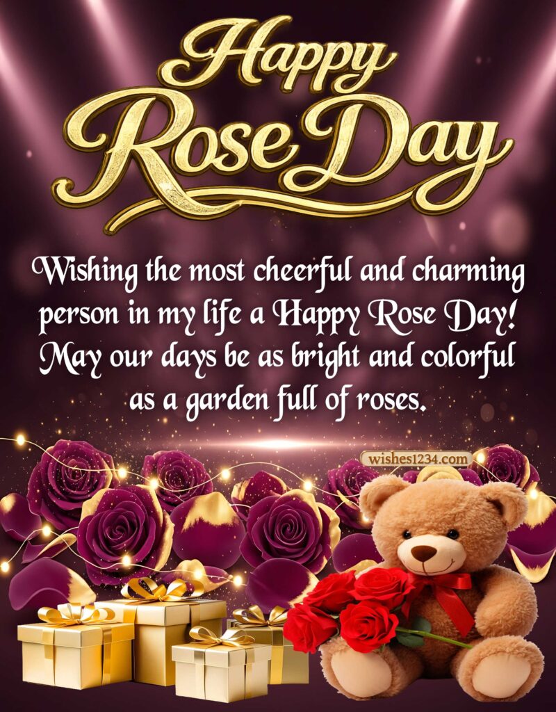 Happy Rose Day image for family and friends.