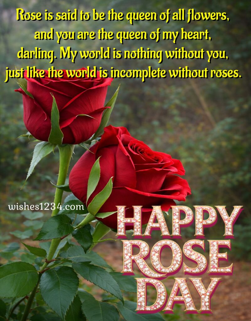 Happy Rose Day quotes for Wife.