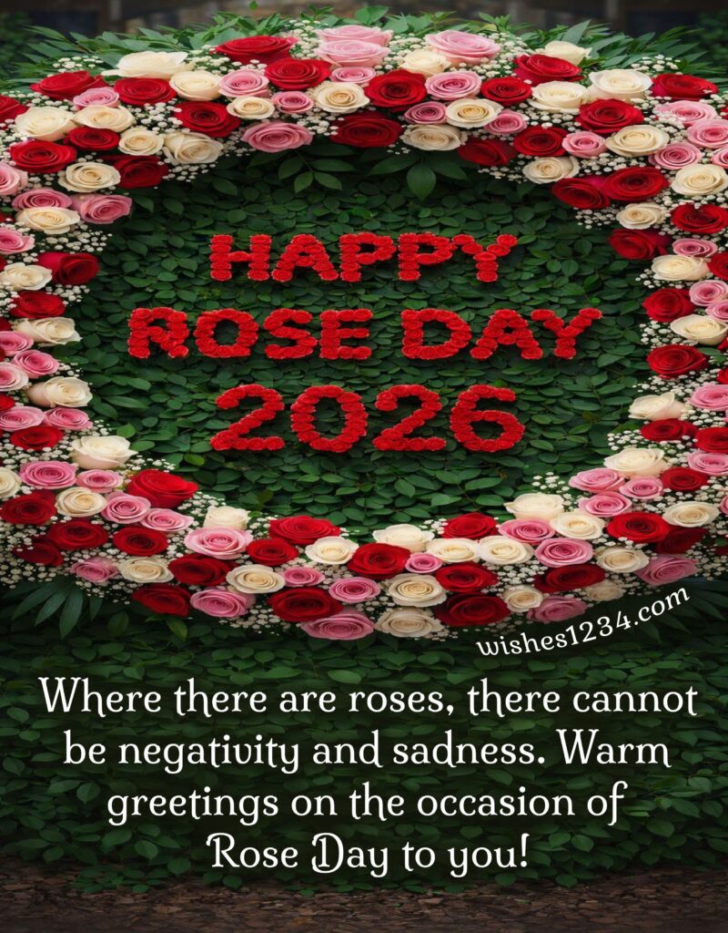 Happy Rose Day wishes.