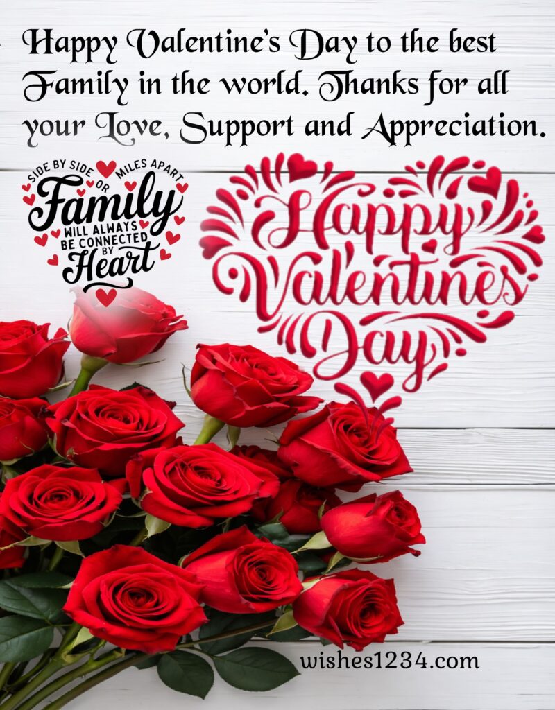 Happy Valentine's Day Message for Family.