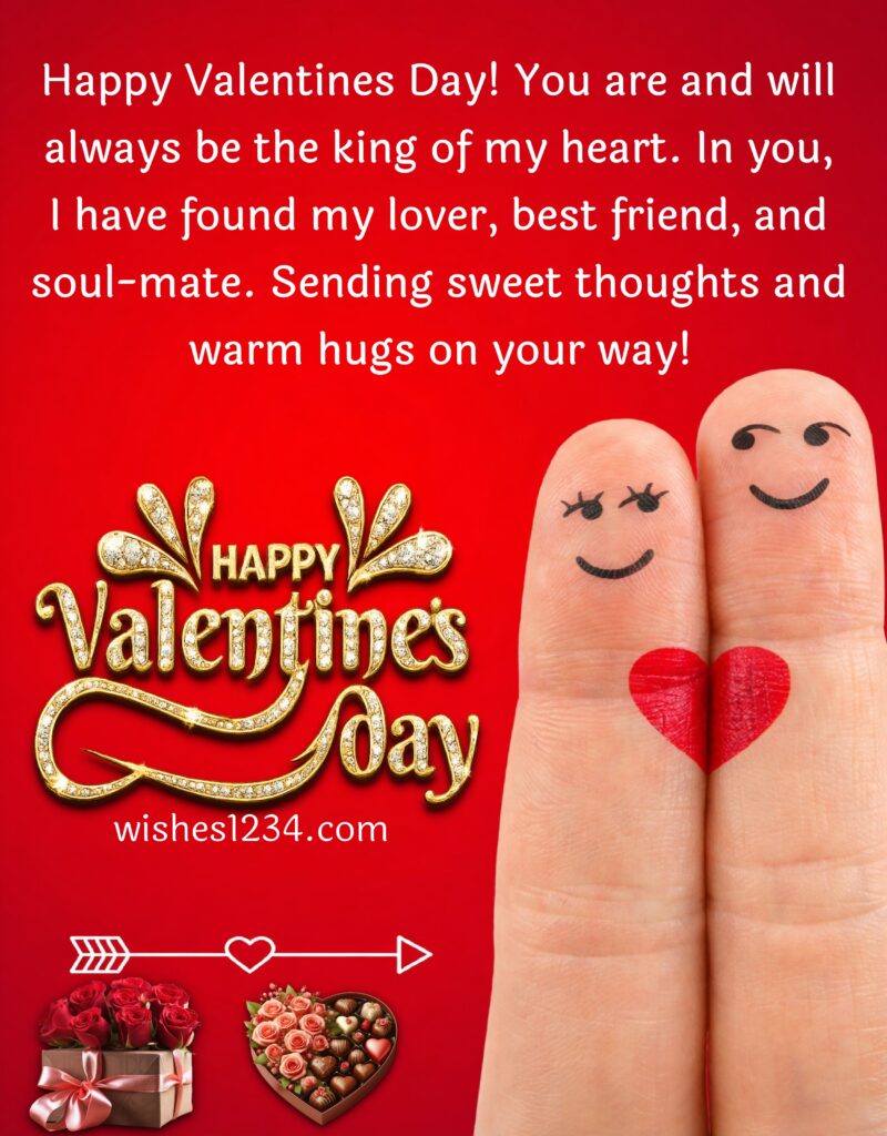 Happy Valentine's Message with image.