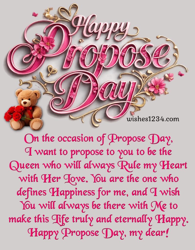 Propose Day 8th February wishes.