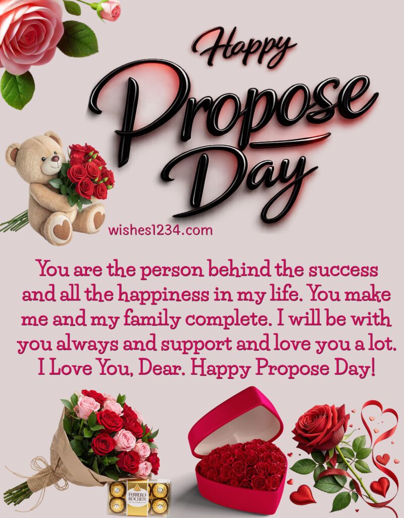 Propose Day Image with quotes.