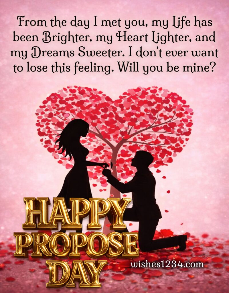 Propose Day Message for Girlfriend.