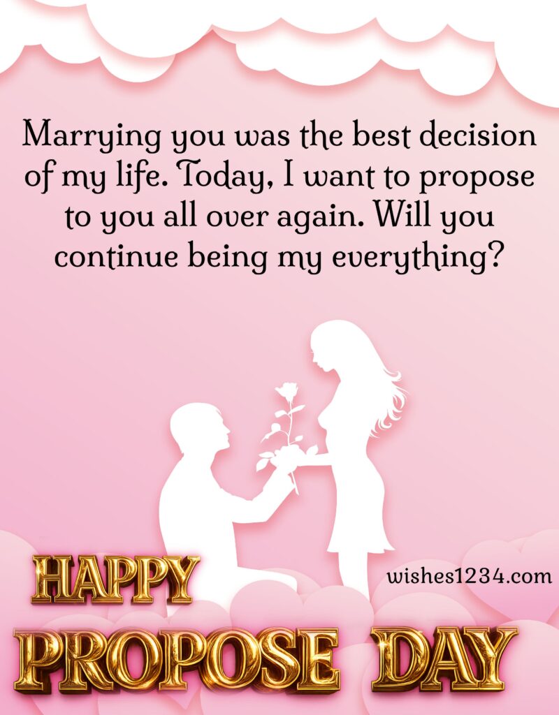 Propose Day Message for Wife.