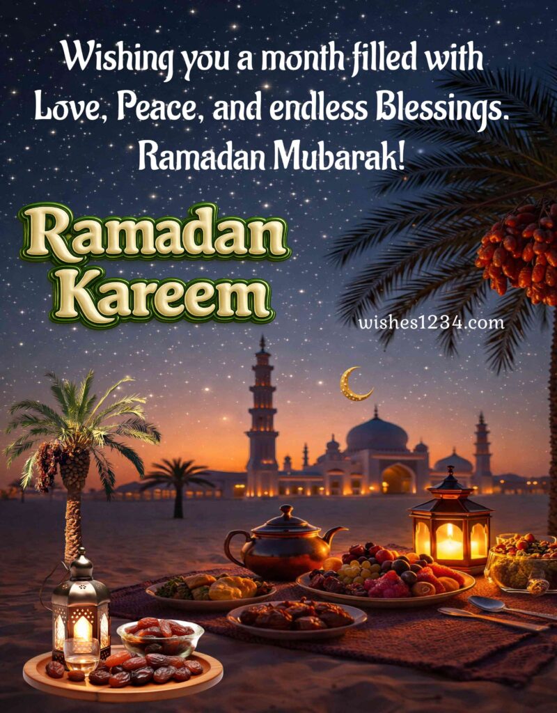 Ramadan Mubarak Image with beautiful quotes.