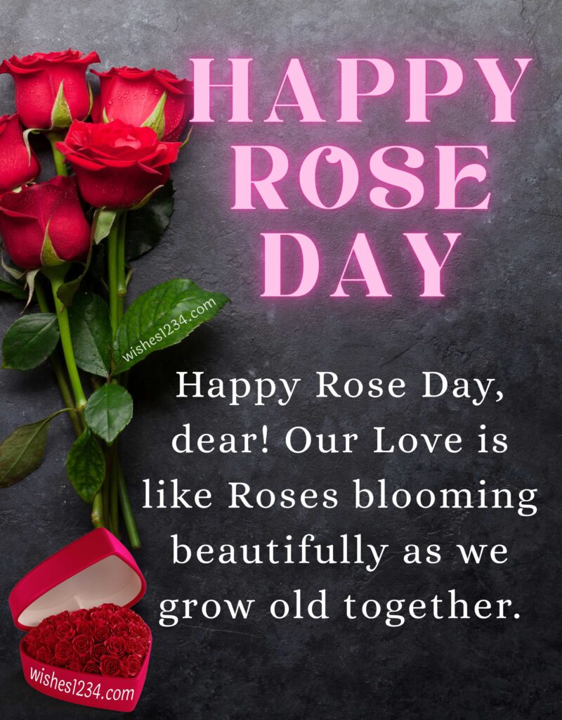 Rose Day Image with beautiful Quotes.