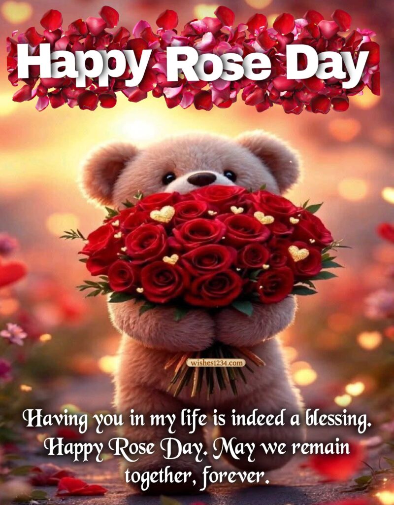 Rose Day Message image.