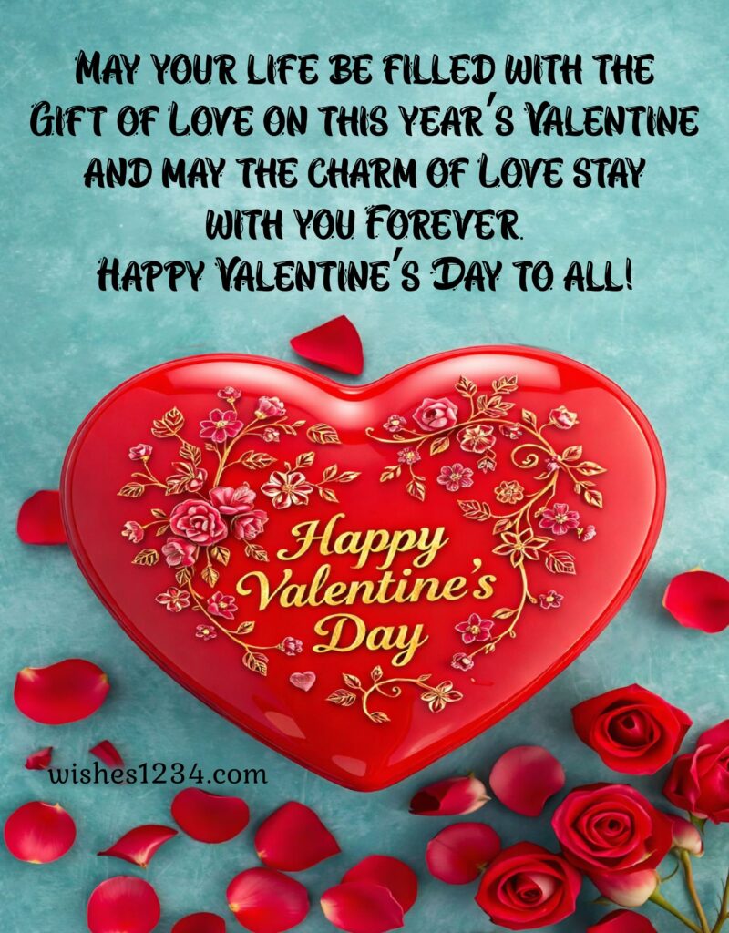Valentines Day Message with beautiful image.