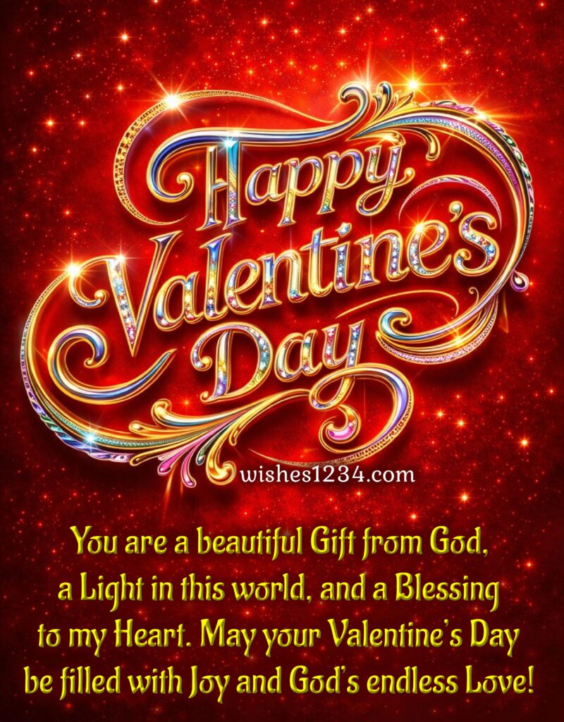 Valentine's Day beautiful blessings.