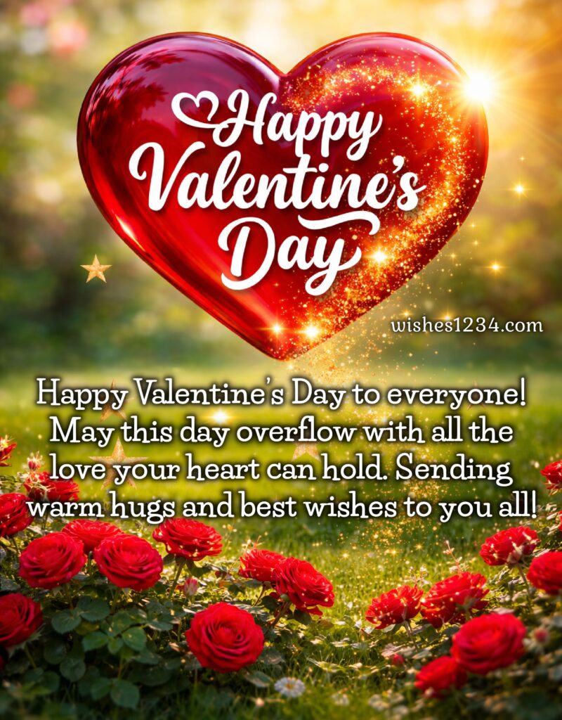 Valentine's Day cute Message with image.