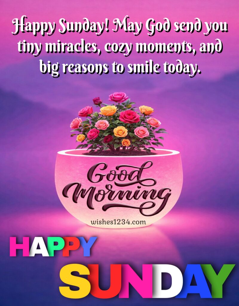 Good Morning Sunday image.