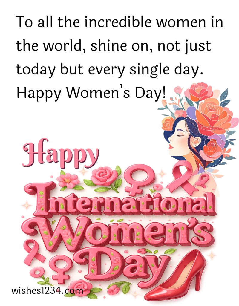 Happy Women's Day Greetings.
