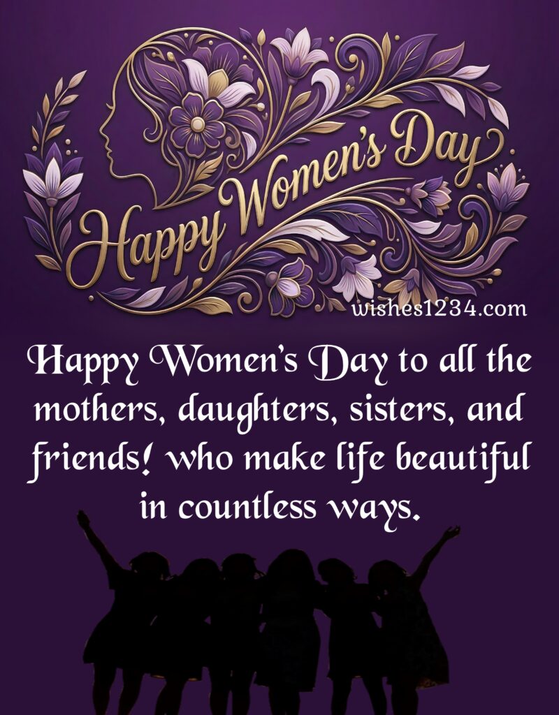 Happy Women's Day Greetings for All Women's.
