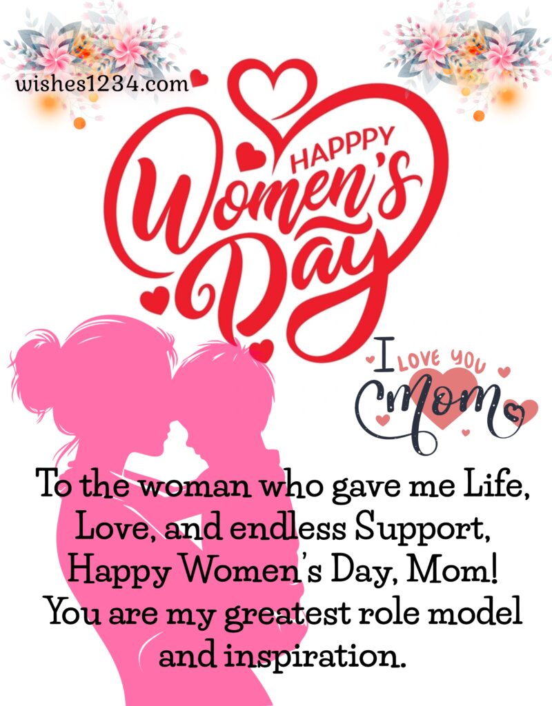 Happy Women's Day Mom.