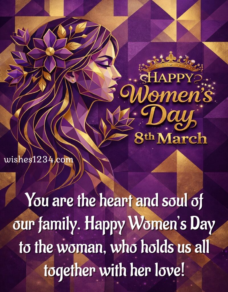 Happy Women's Day Quotes with image.