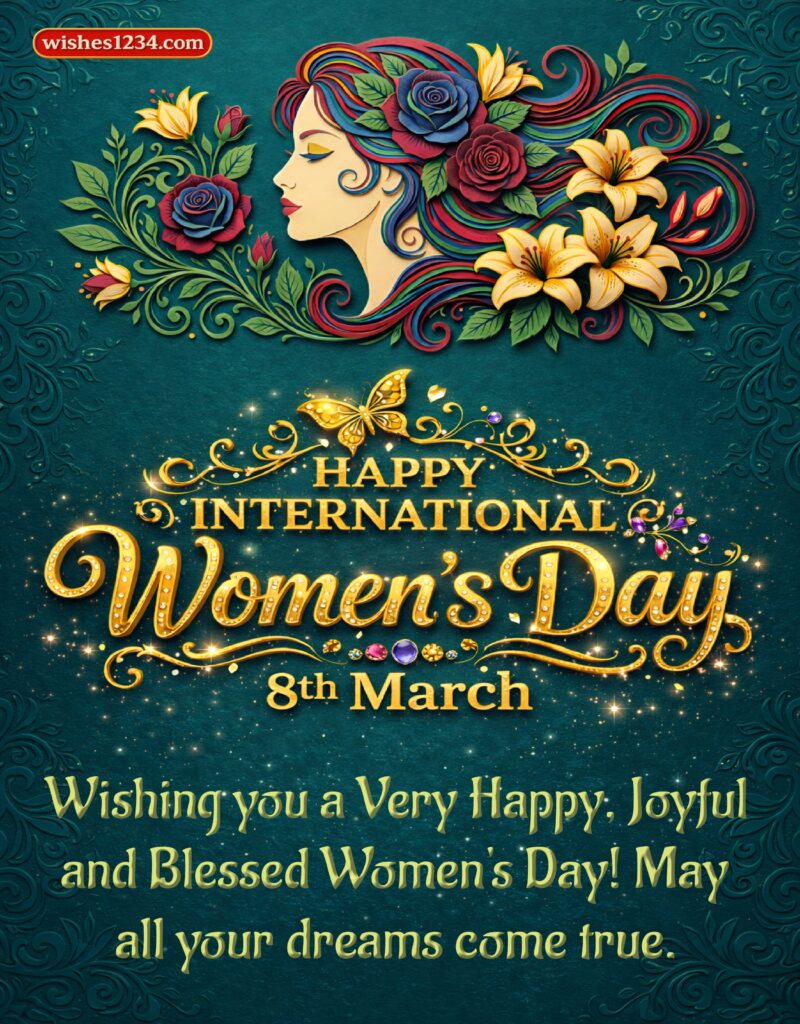 Happy Women's Day image.