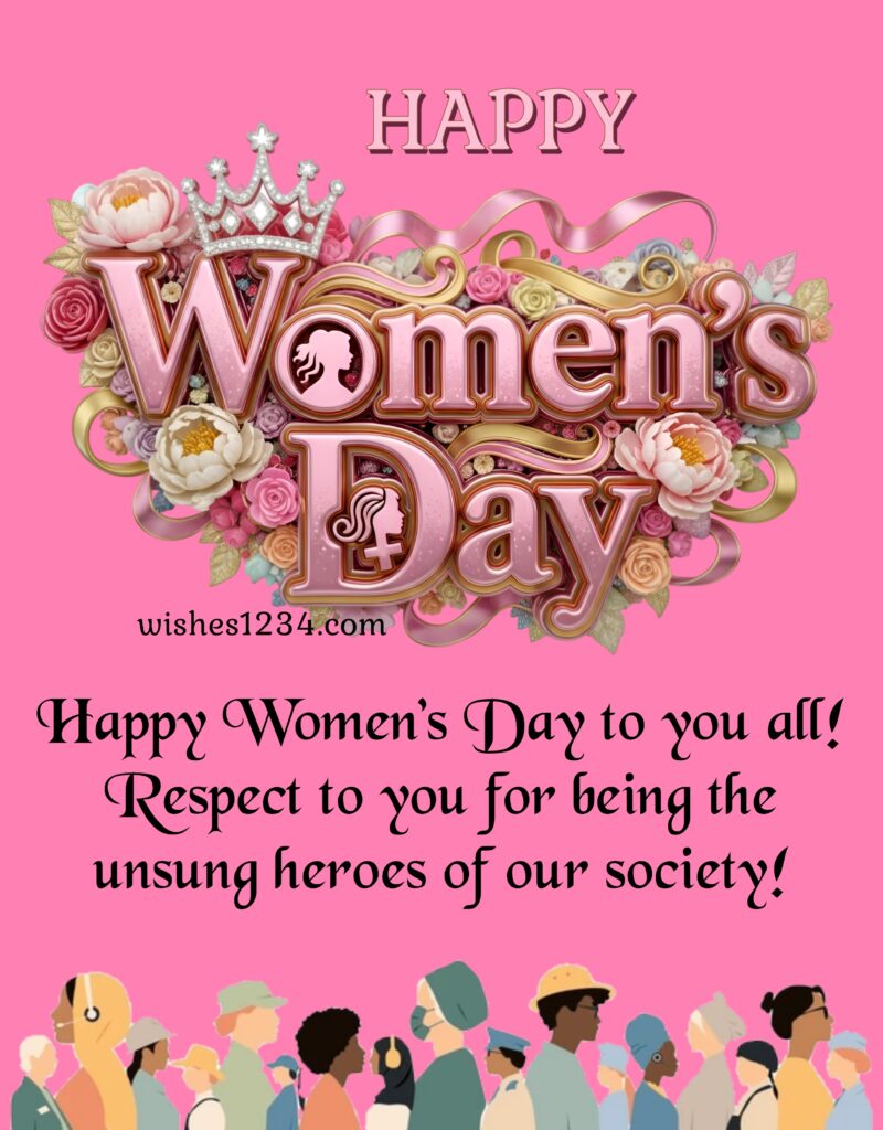 Happy Women's Day to all.