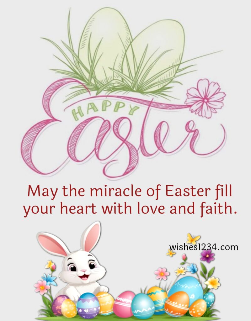 Easter Sunday Message with beautiful image.