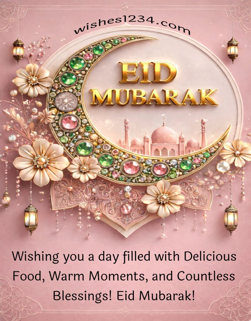 Eid Greetings with beautiful image.