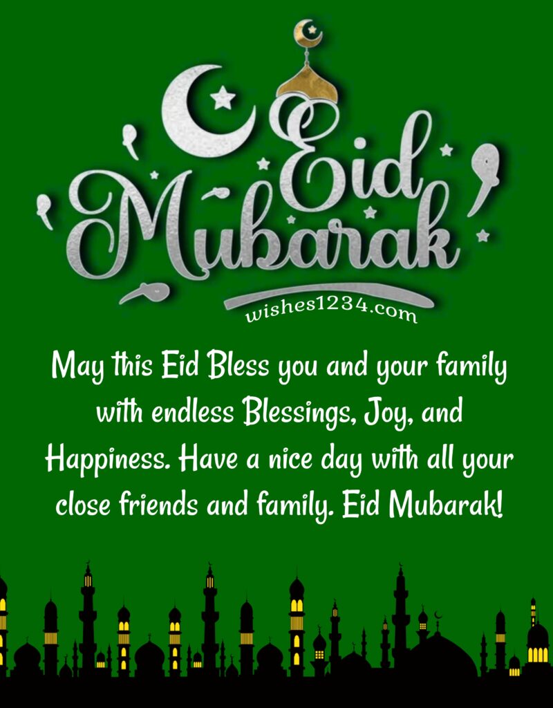Eid Mubarak Greetings.
